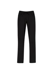 Jerseyhose TRIGEMA "TRIGEMA H&uuml;fthose DELUXE Baumwolle", Damen, Gr. XS, US-Gr&ouml;&szlig;en, schwarz, Single Jersey, 100% Baumwolle, Basic, Hosen Jerseyhose