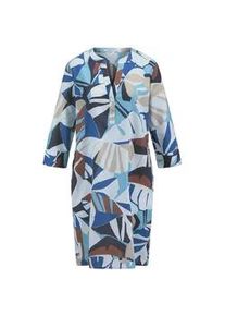 Kleid V-&Ouml;ffnung Peter Hahn blau, 40