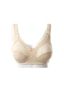 B&uuml;gelloser BH Naturana, Damen, Gr. 80, Cup C, beige (puder), 95% Baumwolle, 5% Elasthan, BHs