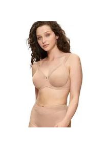 Minimizer-BH Triumph "True Shape Sensation", Damen, Gr. 70, Cup E, beige (smooth natur), Jersey, Obermaterial: 65% Polyamid, 26% Elasthan (LYCRA), 9% Polyester, BHs Minimizer-BH, verkleinert die Brust optisch um eine Cup-Gr&ouml;&szlig;e