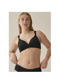 Soft-BH Naturana "Soft Cup", Damen, Gr. 90, Cup C, schwarz, Obermaterial: 89% Polyamid, 11% Elasthan. Futter: 100% Polyester, unifarben, bequem, BHs Soft-BH, nahtlose Schalen-Cups, wattiert, ohne B&uuml;gel