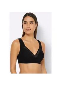 Soft-BH Speidel, Damen, Gr. 85, Cup B, schwarz, 95% Baumwolle, 5% Polyamid, BHs BH BH-Set Soft-BH B&uuml;gelloser-BH