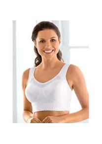 Miss Mary Of Sweden Entlastungs-BH MISS MARY, Damen, Gr. 80, Cup C, wei&szlig;, 59% Polyamid, 28% Baumwolle, 13% Elasthan, BHs Entlastungs-BH B&uuml;gelloser-BH