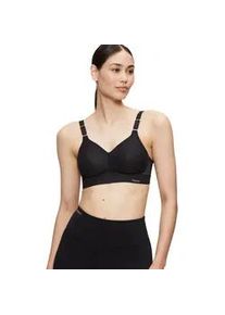 Sport-BH TRIACTION BY Triumph "Triaction Hybrid Lite P EX", Damen, Gr. 80, Cup C, schwarz, Single Jersey, Obermaterial: 46% Polyamid, 36% Polyester, 18% Elasthan (LYCRA), Mesh, unifarben, BHs Sport-BH, atmungsaktiv und extremer Halt