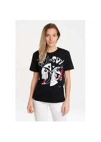 T-Shirt logoshirt "Mad - Spy vs. Spy", Damen, Gr. M, schwarz, 100% Baumwolle, unifarben, normal, Rundhals, Shirts T-Shirt, mit lizenziertem Print