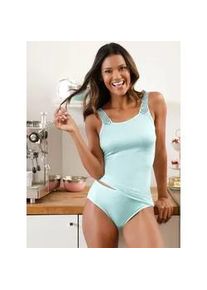 w&auml;schepur Unterziehshirt W&Auml;SCHEPUR, Damen, Gr. 42, 1 Stk., Normalgr&ouml;&szlig;en, gr&uuml;n (mint), 95% Modal, 5% Elasthan, Rundhals, Unterhemden