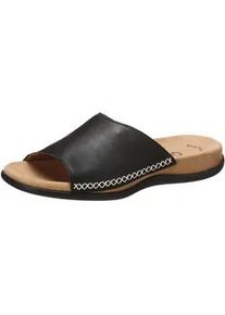 Pantolette Gabor, Damen, Gr. 39 (5,5/6), schwarz, Leder, Schuhe Pantolette, Sommerschuh, Schlupfschuh mit komfortabler Best Fitting Ausstattung