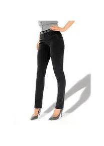 Stretch-Jeans Ascari, Damen, Gr. 36, Normalgr&ouml;&szlig;en, schwarz, 91% Baumwolle, 6% Polyester, 3% Elasthan, unifarben, lang, Jeans, Topseller