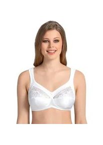 Entlastungs-BH Anita SINCE 1886 "Safina", Damen, Gr. 11,5, Cup C, wei&szlig;, Stoff, Obermaterial: 50% Polyamid, 25% Polyester, 10% Elasthan, 10% Viskose, 5% Baumwolle, gebl&uuml;mt, gl&auml;nzend, klassisch, BHs Entlastungs-BH, Cup C-F, mit Spitze, dreigeteilter Cup, Entlastungtr&auml;ger, ohne B&uuml;gel