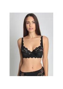 Sassa Mode B&uuml;gel-BH SASSA "Classic Lace", Damen, Gr. 95, Cup B, schwarz, Obermaterial: 90% Polyamid, 10% Elasthan, unifarben, normal, BHs B&uuml;gel-BH, mit Spitzeneinsatz