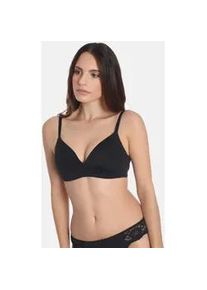 Sassa Mode Soft-BH SASSA "Classic Lace", Damen, Gr. 80, Cup C, schwarz, Obermaterial: 90% Polyamid, 10% Elasthan, unifarben, normal, BHs Soft-BH, mit Spitzeneinsatz