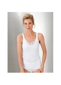 Achselhemd Mey, Damen, Gr. 46, 1 Stk., Normalgr&ouml;&szlig;en, wei&szlig;, 100% Baumwolle, Unterhemden