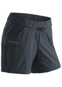 Funktionsshorts Maier Sports "Fortunit Short W", Damen, Gr. 42, Normalgr&ouml;&szlig;en, graublau, 100% Polyester, Hosen, Rei&szlig;feste Funktionsshorts in l&auml;ssigem Schnitt