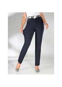 Stretch-Hose Stehmann, Damen, Gr. 50, Normalgr&ouml;&szlig;en, blau (marine), 72% Viskose, 25% Polyamid, 3% Elasthan, unifarben, lang, Hosen, Topseller