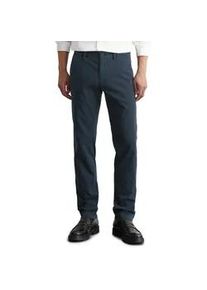 Marc O'Polo Chinohose MARC O'POLO "aus Bio-Baumwoll-Mix", Herren, Gr. 38, L&auml;nge 34, total eclipse, Obermaterial: 98% Baumwolle, 2% Elasthan, unifarben, figurbetont normal, Hosen Chinohose