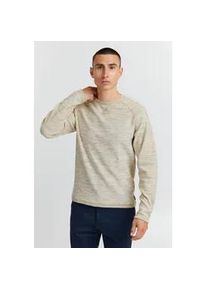 Strickpullover Blend "PHPullover", Herren, Gr. L, crockery, Feinstrick, 100% Baumwolle, regular fit normal, Rundhals, eingesetzt, Pullover Strickpullover, Stilvoller Feinstrick-Pullover mit Rundhalsausschnitt