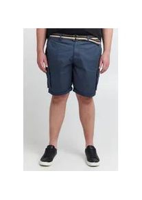 Cargoshorts Blend "BHBrian Big & Tall", Herren, Gr. 5XL, US-Gr&ouml;&szlig;en, blau (marineblaus), Web, 97% Baumwolle, 3% Elasthan, unifarben, regular fit kurz, Hosen, Stilvolle Cargo Shorts mit Taschen in gro&szlig;en Gr&ouml;&szlig;en