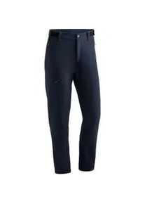 Funktionshose Maier Sports "Foidit M", Herren, Gr. 52, Normalgr&ouml;&szlig;en, blau (dunkelblau), 91% Polyester, 9% Elasthan, Hosen Funktionshose, Herren Outdoorhose, warme Winter Wanderhose, Regular Fit