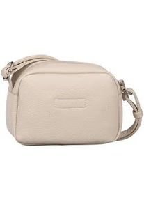 Handtasche Tom Tailor "Elis", Damen, Gr. B/H/T: 18,5cm x 13,5cm x 7cm, wei&szlig;, Polyurethan, clean, gepflegt, gepr&auml;gtes Muster, unifarben, Taschen Handtasche, aus weich gek&ouml;rntem Lederimitat auff&auml;llige Ziernaht und feinem Logo