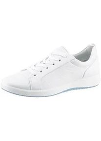 Sneaker Ara "ROMA", Damen, Gr. 3(36), wei&szlig;, Glattleder, unifarben, Schuhe Sneaker, Freizeitschuh, Halbschuh, Schn&uuml;rschuh mit High Soft Fu&szlig;bett, G-Weite, Topseller