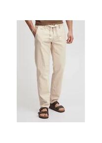 Leinenhose Blend "BHLanias", Herren, Gr. L, US-Gr&ouml;&szlig;en, beige (chalk stone), 55% Leinen, 45% Baumwolle, unifarben, regular fit lang, Hosen, Leinen-Chinohose mit Kordel im Bund
