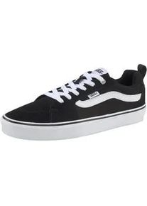Sneaker Vans "Filmore", Herren, Gr. 42,5, schwarz-wei&szlig; (schwarz, wei&szlig;), Leder, Textil, Schuhe Skaterschuh Sneaker low, angelehnt an das Design vom Sk8 Low