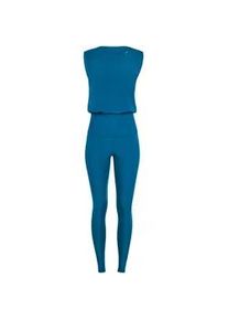 Jumpsuit WINSHAPE "JS102LSC", Damen, Gr. S, Normalgr&ouml;&szlig;en, gr&uuml;n (teal gr&uuml;n), 85% Polyester, 15% Elasthan, Rundhals, Overalls Jumpsuit, Functional Comfort