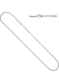 Silberkette Jobo, silber (silber 925), Halsketten, Damen, Silber 925 (Sterlingsilber), L: 42, Silberkette, Venezianerkette 925 Silber 42 cm 1,6 mm