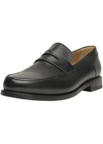 Loafer Henry Stevens "Haywood PL Businessschuh", Herren, Gr. 41, schwarz, Boxcalf, Schuhe Loafer, Herren Halbschuhe Leder handgefertigt, Anzugschuhe Slipper