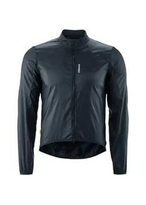 Fahrradjacke Gonso "Road Jacket Wind M", Herren, Gr. M, blau (nachtblau), 100% Polyester, Rundhals, Jacken Fahrradjacke, Herren Radjacke, atmungsaktive Rennrad-Windjacke, Funktionsjacke