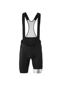 Fahrradhose Gonso "Essential Bib Kit M", Herren, Gr. S, Normalgr&ouml;&szlig;en, wei&szlig;, 78% Polyamid (Recycelt), 22% Elasthan, Hosen Fahrradhose, Herren Rennradhose, Sitzpolster und Tr&auml;ger, moderne Radhose Tight Fit