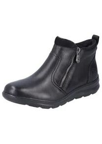 Winterboots Rieker, Damen, Gr. 38, schwarz, Leder, Lederimitat, Textil, Schuhe Winterboots, mit herausnehmbarer Textileinlage, Topseller