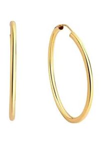 Paar Creolen Firetti "Schmuck Geschenk Silber 925 Basic 2 mm breit" Gr. 30, gold (gelbgoldfarben), Ohrringe, Damen, 30, Silber 925 (Sterlingsilber)