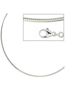 Halsreif Jobo, silber (silber 925), Halsketten, Damen, Silber 925 (Sterlingsilber), L: 50, 925 Silber 50 cm 1,5 mm