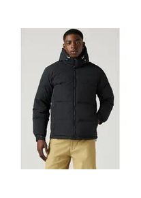 Levi's Steppjacke LEVI'S "ROCKRIDGE SHORT PUFFER", Herren, Gr. L, schwarz (jet schwarz), Web, Obermaterial: 100% Polyamid, unifarben, regular fit h&uuml;ftlang, Jacken Steppjacke, Winterjacke