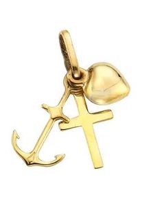 Kettenanh&auml;nger Firetti "Schmuck Geschenk Gold 333 Halsschmuck Anh&auml;nger f&uuml;r Halskette", gold (gelbgoldfarben), Schmuckanh&auml;nger, Damen, Gelbgold 333, 0,6 g, Kettenanh&auml;nger