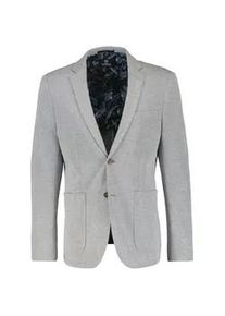Jerseysakko Lerros "Jerseyblazer mit Stecktasche", Herren, Gr. 25, grau (basalt grau), 60% Baumwolle, 40% Polyester, Sakkos