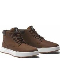 Schn&uuml;rboots Timberland "MAPLE GROVEMID LACE UP SNEAKER", Herren, Gr. 44, braun (dunkelbraun), Leder, Schuhe Schn&uuml;rboots, Winterschuhe, Sneakerboots, Winterboots