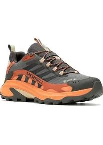 Wanderschuh Merrell "MOAB SPEED 2 GORE-TEX", Herren, Gr. 44, bunt (beluga), Synthetik, Schuhe Wanderschuh, wasserdicht