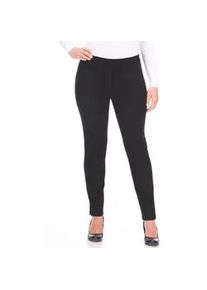 Jeansjeggings KjBRAND "JENNY", Damen, Gr. 54, N-Gr, schwarz, Denim/Jeans, Obermaterial: 78% Baumwolle, 18% Polyester, 4% Elasthan, unifarben, skinny fit lang, Jeans, angenehm weiche Quer-Stretch Qualit&auml;t