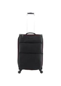 Koffer Saxoline "Adorer", Gr. B/H/T: 49cm x 69cm x 27cm, grau (anthrazit), Polyester, Koffer, aus Polyester-Material