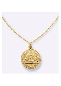 Kettenanh&auml;nger Lady, gold (gelbgold 375), Schmuckanh&auml;nger, Damen, Gelbgold 375, Kettenanh&auml;nger