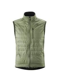 Funktionsweste Gonso "Trail Vest Primaloft M", Herren, Gr. S, schilfgr&uuml;n, 100% Polyester, Westen Funktionsweste, wattierte atmungsaktive Herren Weste, hohe W&auml;rmeisolation