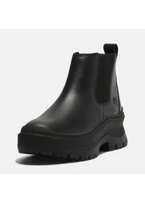 Chelseaboots Timberland "ROXIE LANEMID CHELSEA BOOT", Damen, Gr. 39,5, schwarz (schwarz full grain), Leder, Schuhe Chelseaboots, Stiefelette, Winterschuhe, Ankle Boots