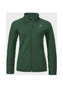 Sch&ouml;ffel Fleecejacke SCH&Ouml;FFEL "Fleece Jk Style Cascata WMS", Damen, Gr. 40, gr&uuml;n (6965, gr&uuml;n), Oberstoff: 94% Polyester, 6% Elasthan, regular fit, hoch geschlossener Ausschnitt, Jacken Fleecejacke