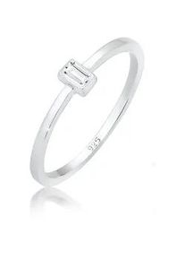 Verlobungsring Elli Premium "Topas Wei&szlig; 925 Sterling Silber" Gr. 54, silber, Fingerringe, Damen, 54mm, Silber 925 (Sterlingsilber), 1mm, Verlobungsring