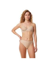 T-Shirt-BH Triumph "Amourette", Damen, Gr. 70, Cup C, beige (natur), Microtouch, Obermaterial: 61% Polyester, 27% Polyamid, 12% Elasthan, unifarben, BHs T-Shirt-BH, Stretch-Spitze, glatte Cups, atmungsaktiv, leicht, feminin