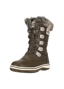 Stiefel MOLS "Enfield", Damen, Gr. 39, braun, Polyurethane, Synthetik, Schuhe Stiefel, mit modischem Kunstfell-Besatz