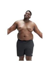 Badeshorts Speedo, Herren, Gr. 3XL, N-Gr, schwarz, Gewirkt, Polyamid, unifarben, Badehosen Badeshorts, in gro&szlig;en Gr&ouml;&szlig;en