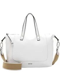 Shopper SURI FREY "Shopper SFY Kimberly", Damen, Gr. B/H/T: 40cm x 24cm x 15cm 0, wei&szlig; (wei&szlig; 300), Polyurethan, Taschen Shopper